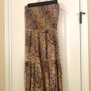 Tube top maxi dress